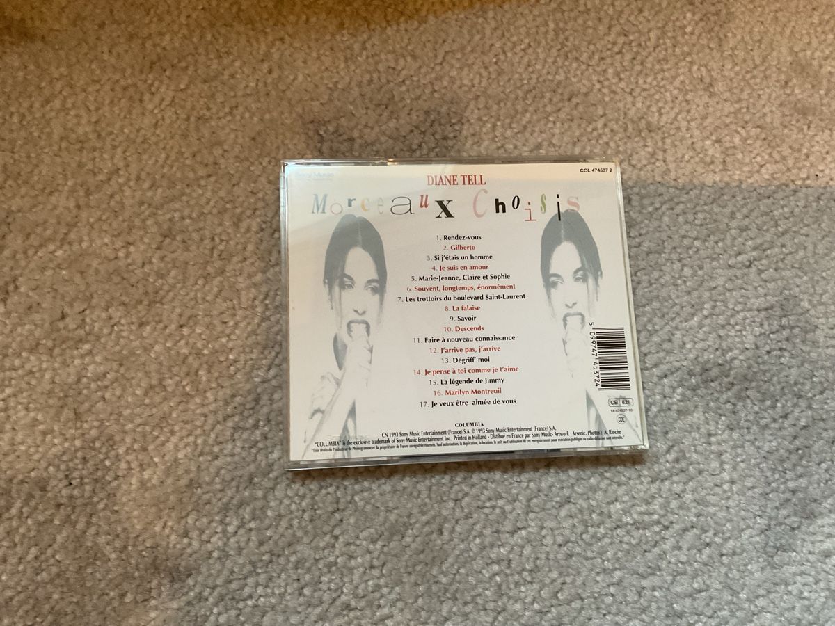 CDs: Diane Tell - "Morceaux Choisis" – Gebraucht aus Grub SG von Vinciguerra 1