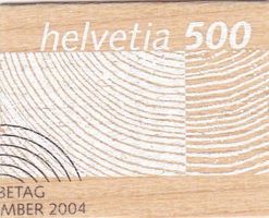 ET Holz Briefmarke 2004