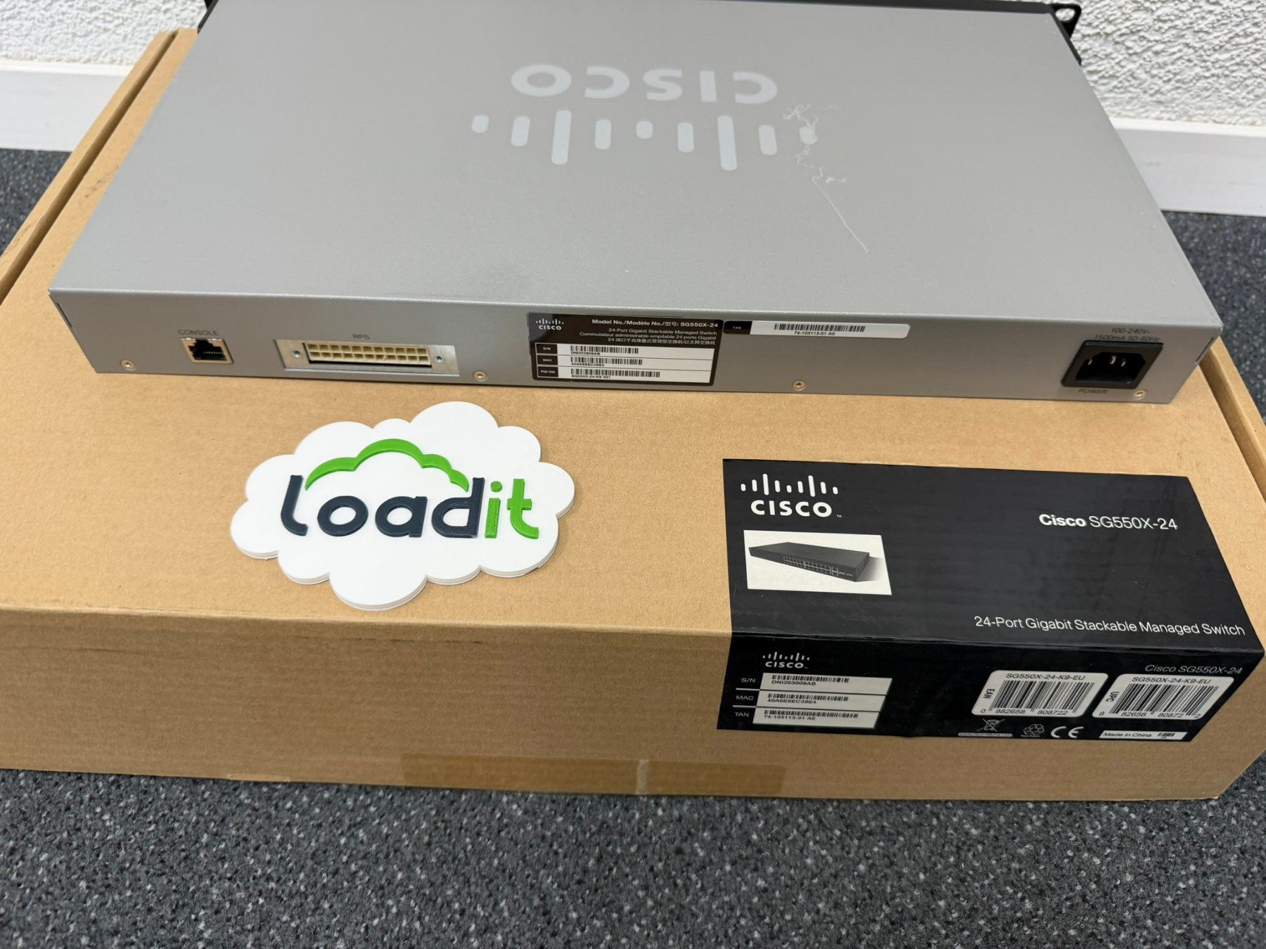Cisco Hub & Switch: CISCO SG550X-24 SWITCH - OVP – Usato da Hünenberg venduto da loaditAG 3