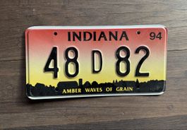 US Autonummernschild INDIANA