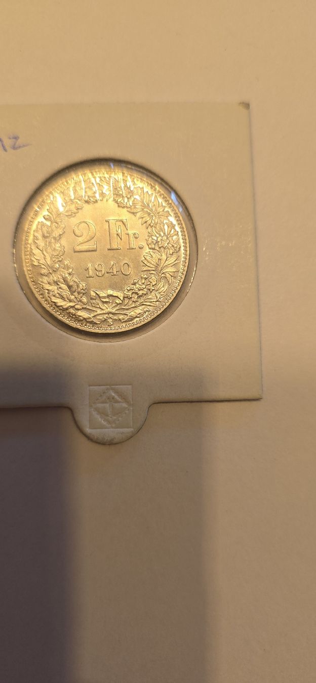 Toutes les monnaies: piece 2chf 1940 UNZ – Neuf (Voir description) à Fribourg par yan_z5fr
