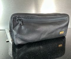 Necessaire Echtleder, schwarz von Emilio Carlucci, Neu