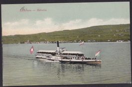 Zürichsee mit Dampfschiff Helvetia