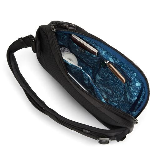 Pacsafe Borse: Pacsafe Sling Pack Vibe 325 Econyl - Black – Nuovo e nell'imballaggio originale da St. Gallen venduto da sportglobe 8