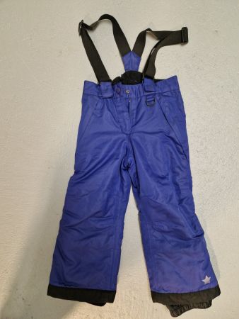 Blaue Schneehose für Kinder, Grösse 98/104