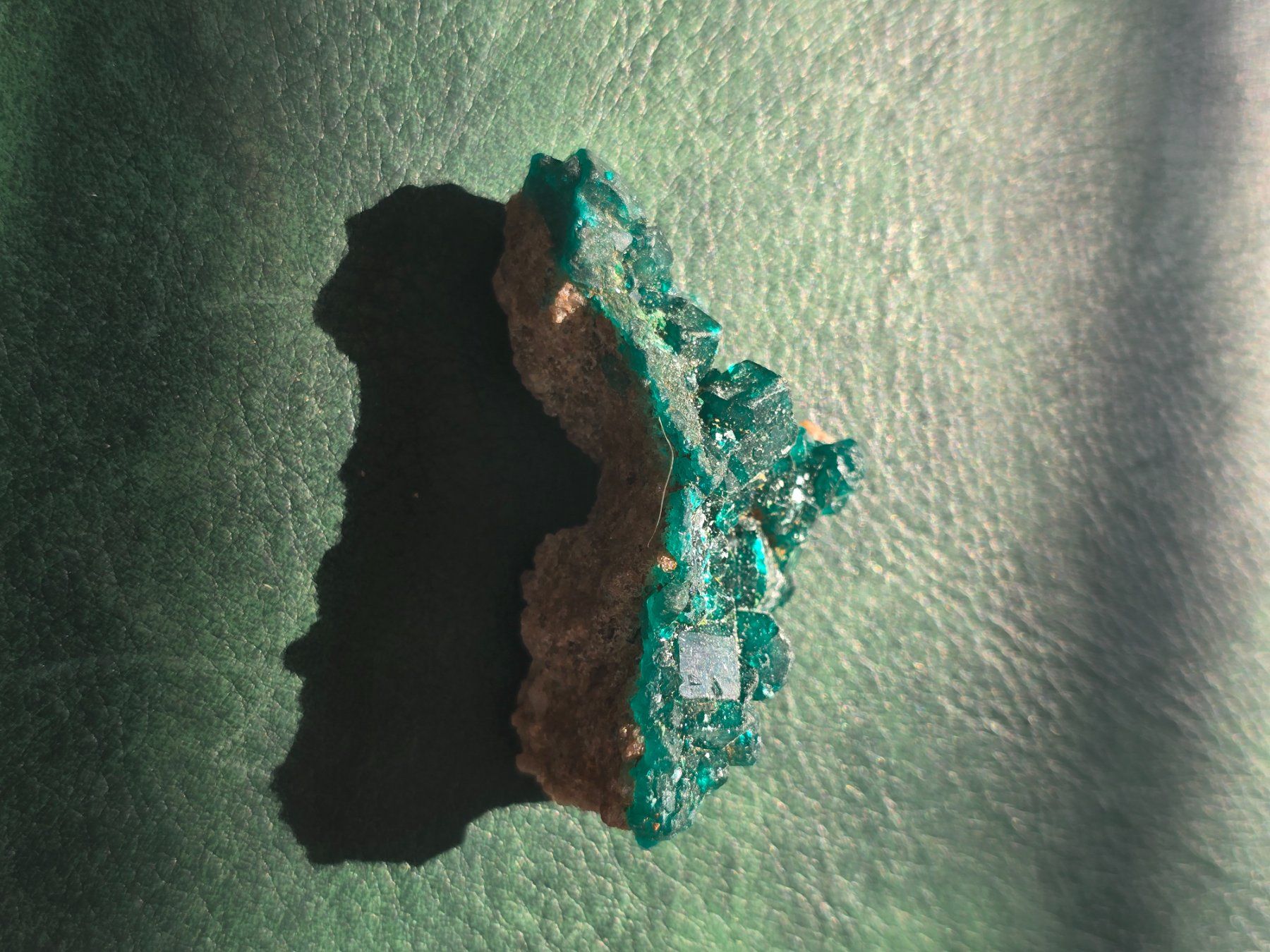 Edelsteine: Seltener leuchtgrüner Dioptas aus Namibia – Neu (gemäss Beschreibung) aus Oberrohrdorf von sbo_pq9x 3