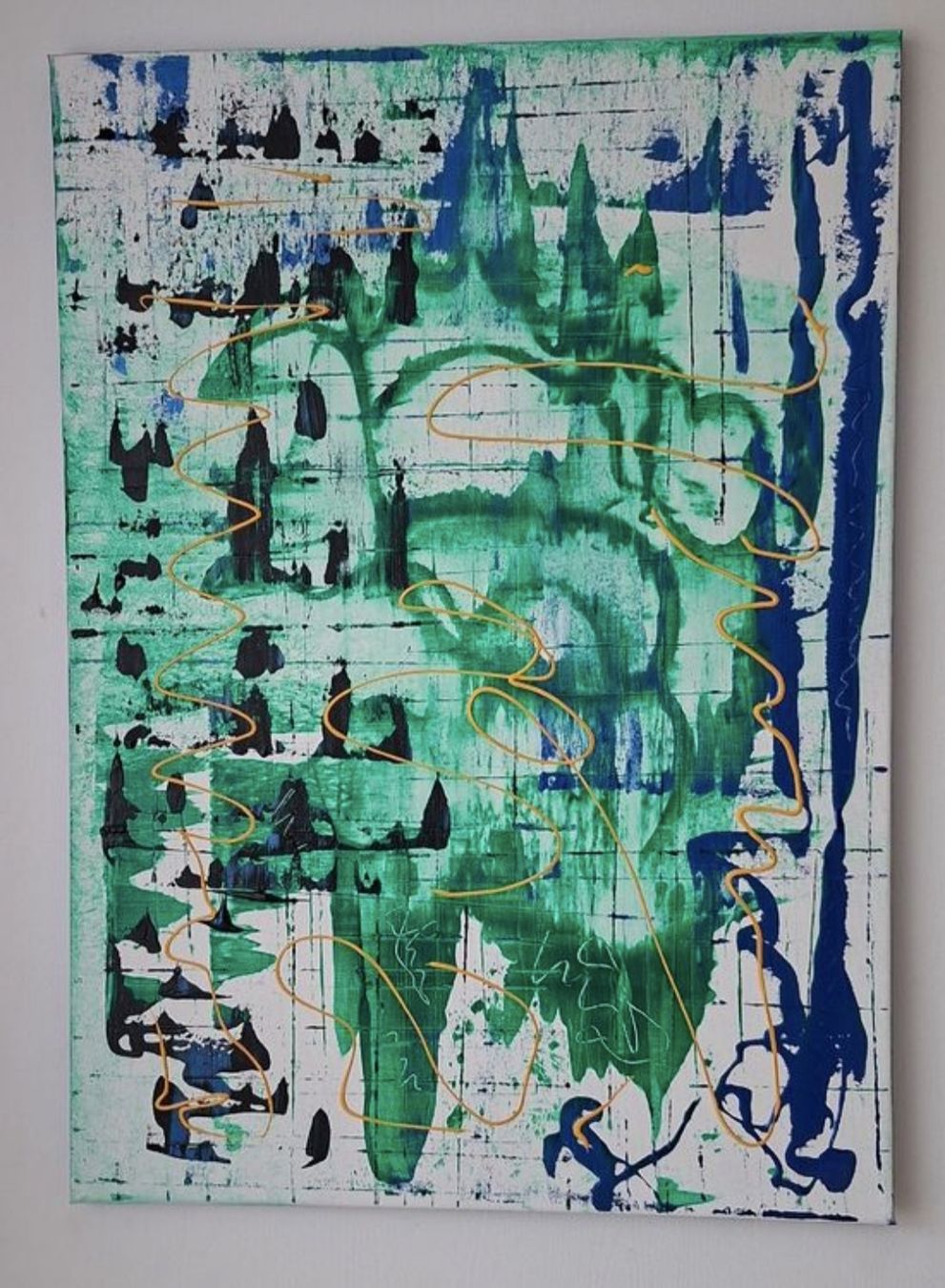 Dipinti: Gemälde " Unterwasserwald" handmade 50×70 – Nuovo (secondo la descrizione) da Riehen venduto da Steinbock1970 1
