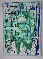 Gemälde " Unterwasserwald" handmade 50×70