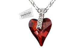 Kette mit Swarovski-Elements, Herz