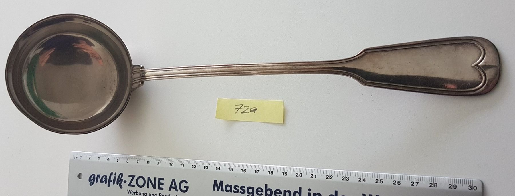 Cucchiai: Tafelsilber (versilbert): Suppenschöpflöffel – Usato da Küsnacht ZH venduto da scholli58 5