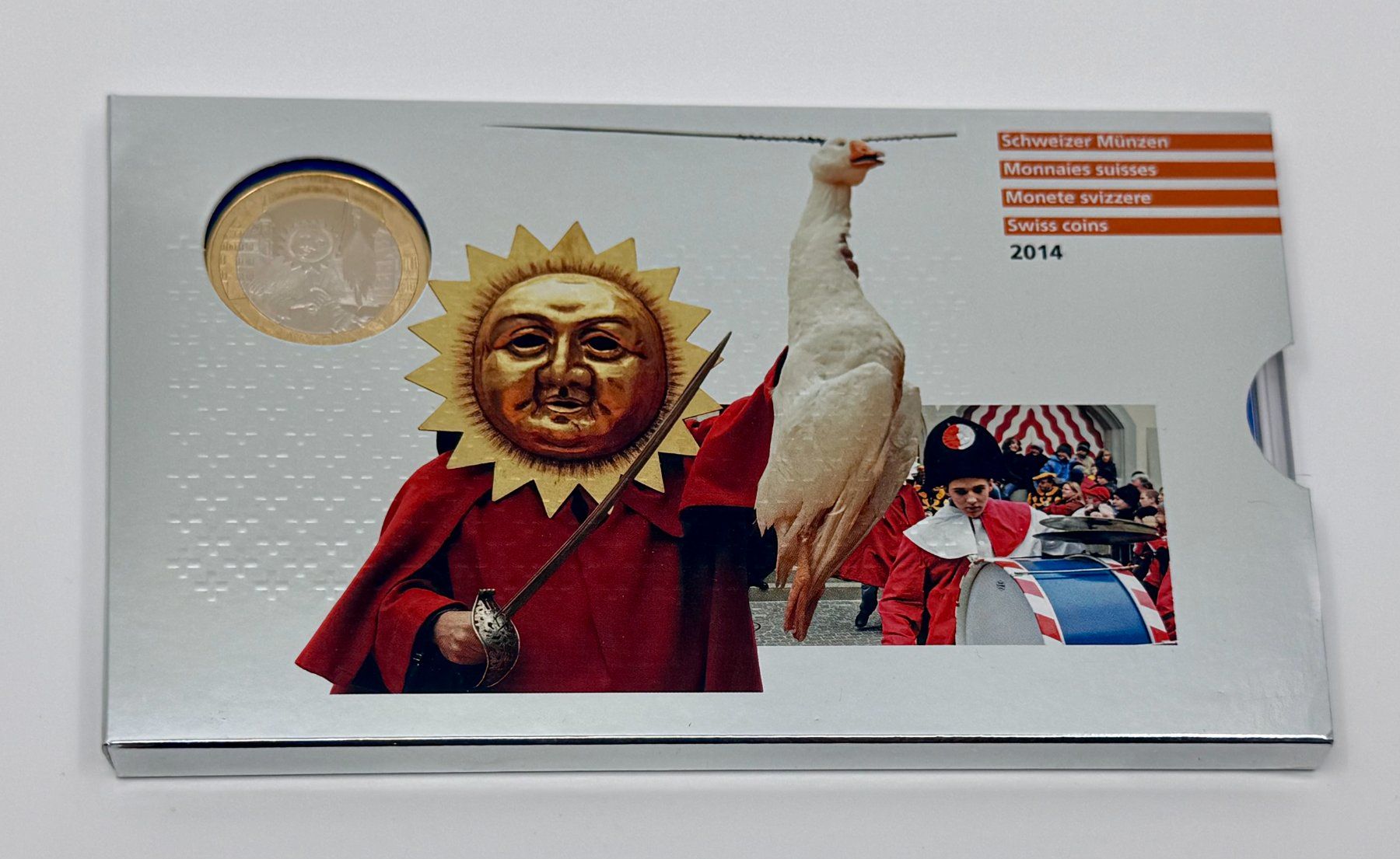 Alle Münzen: Münzsatz Schweiz 2014 "Gansabhauet" - Polierte Platte – Neu und originalverpackt aus Sempach von alsas