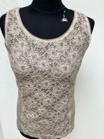 Shirt Top Leibchen Gr. S/M, beige von TU