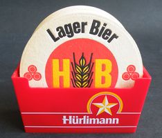 Brauerei HÜRLIMANN Bier Zürich Halter Bierteller Bierdeckel