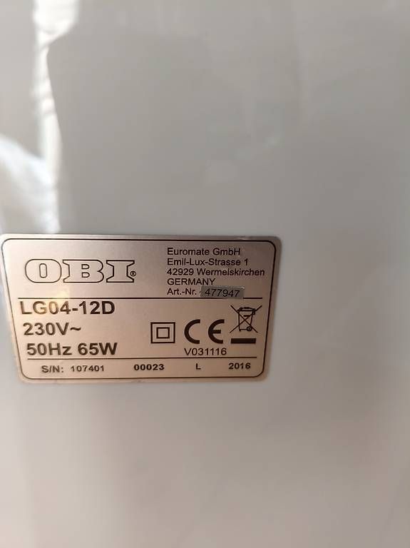 Ventilatori: Kompakter Luftkühler OBI LG04-12D – Usato da Winterthur venduto da Kosovari0 4