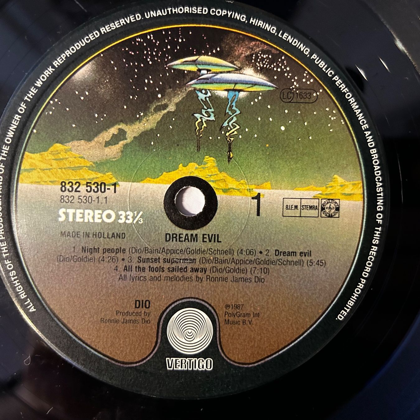 Dischi in vinile: DIO - Dream Evil - LP -  Vinyl! – Usato da Aesch BL venduto da BlueMusicRecords 4