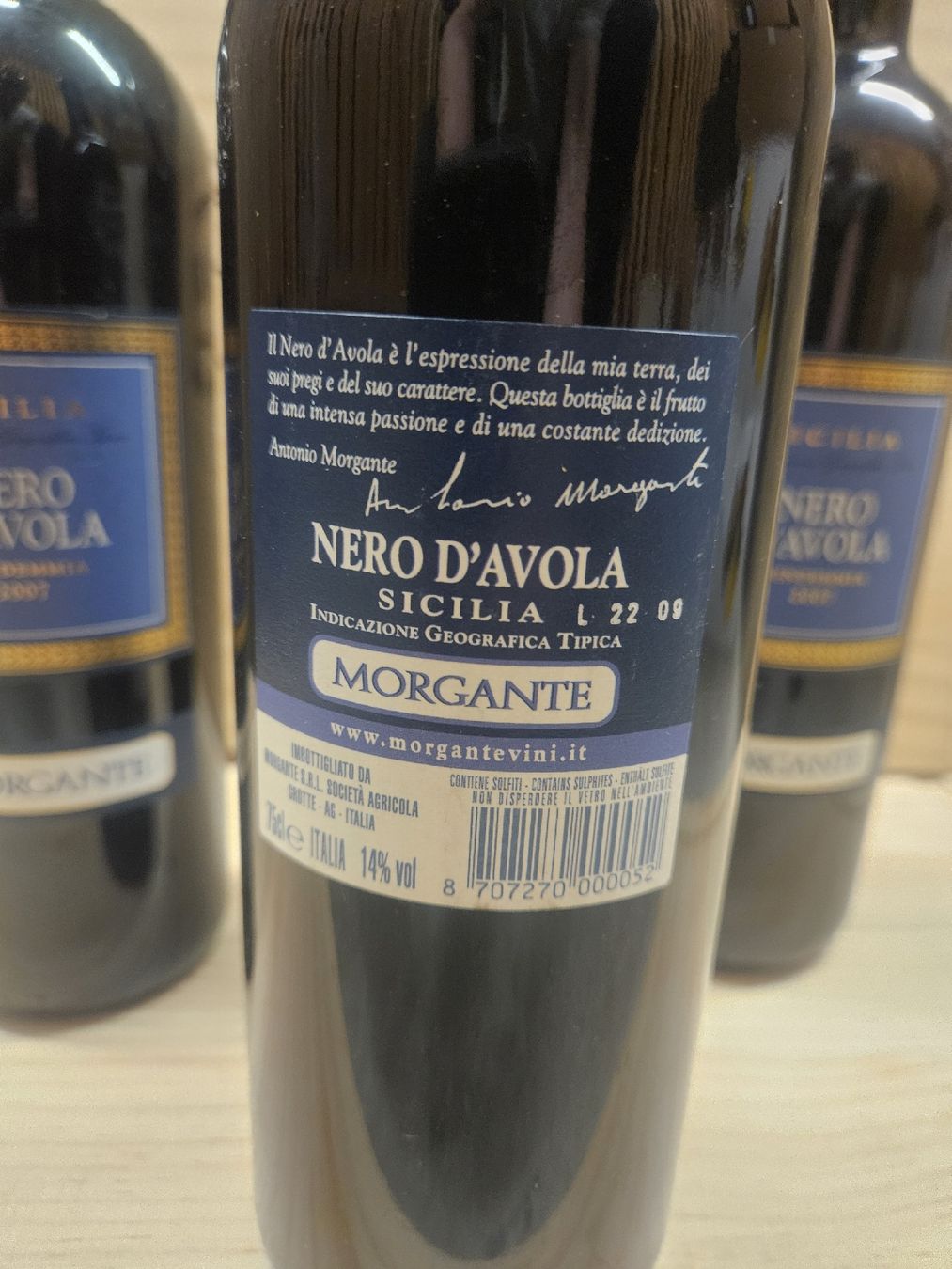 Vino: 3 Flaschen Nero d'Avola – Nuovo e nell'imballaggio originale da Zofingen venduto da WouterSamwel 1