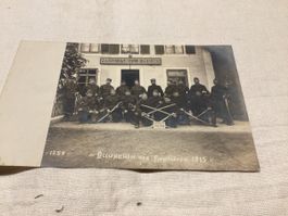 Militaire carte photo devant Gasthaus zum Bären