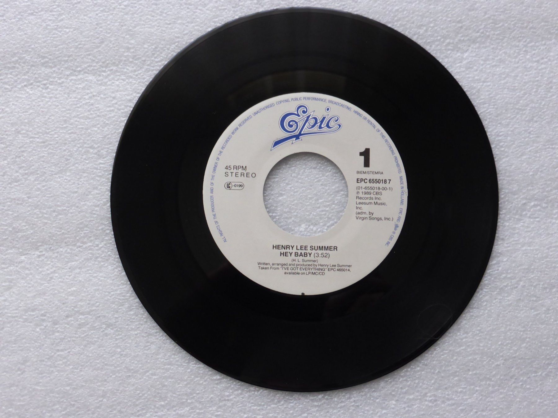 Dischi in vinile: Vinyl Single   HENRY LEE SUMMER – Usato da Küssnacht am Rigi venduto da Mondkinder 1