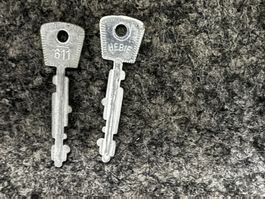 clé cadenas Schlüssel Hebie Trumpf Nummer 166