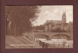 BASEL - Rheinpartie - Münster - 1922
