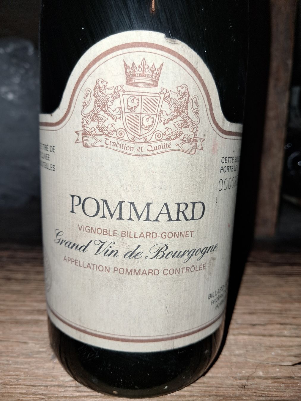 Vino: Pommard Domaine Billard-Gonnet 1981 – Nuovo e nell'imballaggio originale da Le locle venduto da juliensaran 1