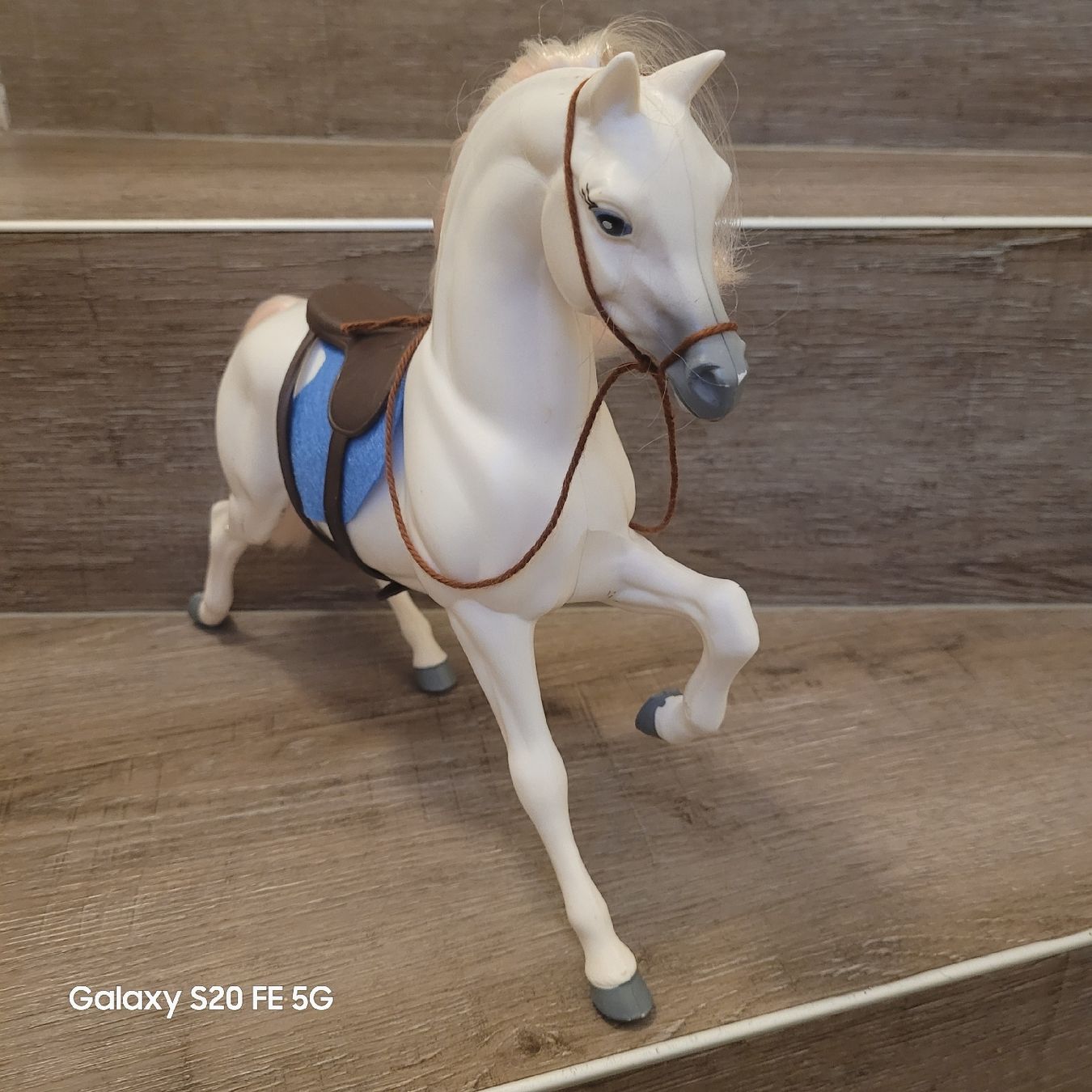 Giocattoli: Barbie Pferd weiss mit Rosa Behang – Usato da Niederbuchsiten venduto da klengyel 5