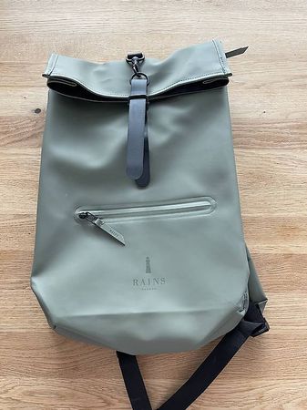 Rains Rolltop Rucksack khaki  neu & ungebraucht