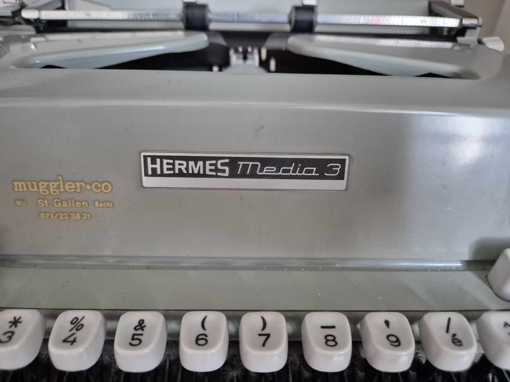 Hermès Macchine da scrivere: Hermes Media 3 Schreibmaschine – Usato da St. Gallen venduto da mscheit 1