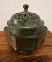 Räuchergefäss Bronze Schatulle Dose Skulptur räuchern Antik?