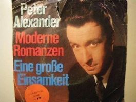 Vinyl Single Peter Alexander - Moderne Romanzen