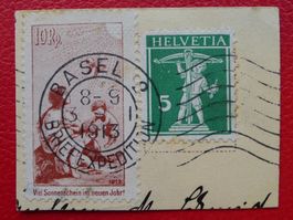 1912: PJ Vorläufer I (deutsch) von BASEL, Kat: 200.-+