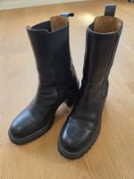Boots von BENCI BROTHERS, Leder schwarz, Grösse 38