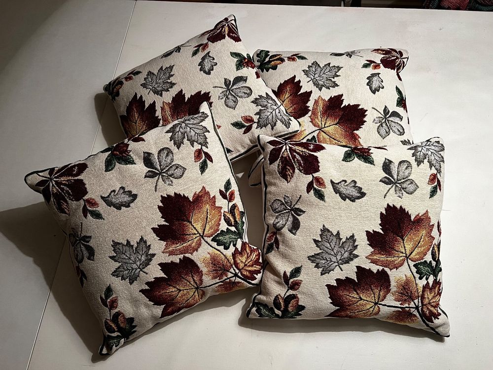 Lituor Kissenbezug Set - Abstrakte Blumen Design 35x35 Cm Für Wohnzimmer