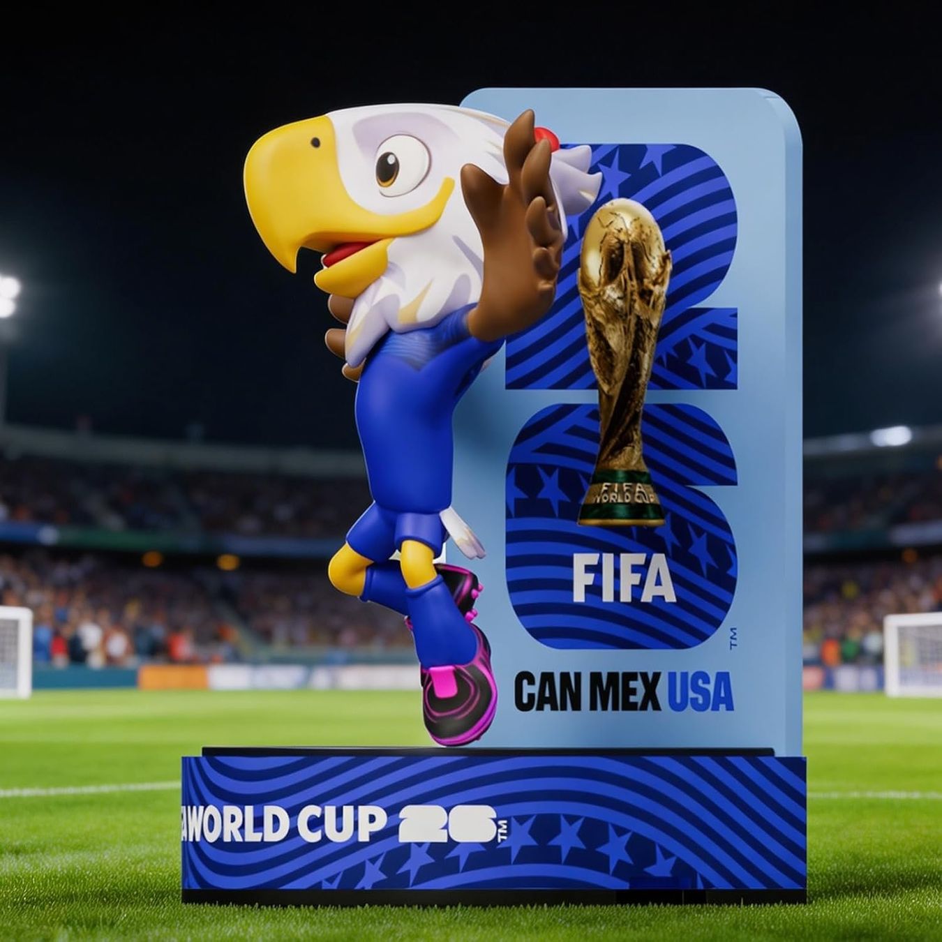 Statuette: FIFA World Cup 2026 Maskottchen Figuren 3er Set – Nuovo e nell'imballaggio originale da Suhr venduto da SchnapperCH 5