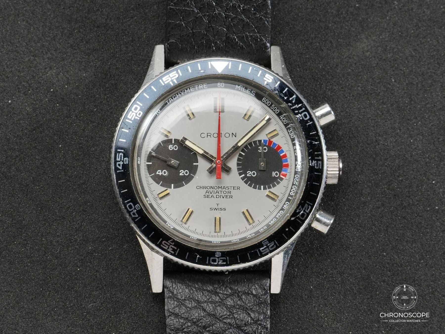 Uhren: Croton CASD Chronomaster Panda “Regatta”, ref. 105-525 – Gebraucht aus Luzern von ChronoScope6004