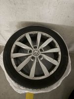 4x Original VW 17” Alufelgen mit Continental Winterreifen 20
