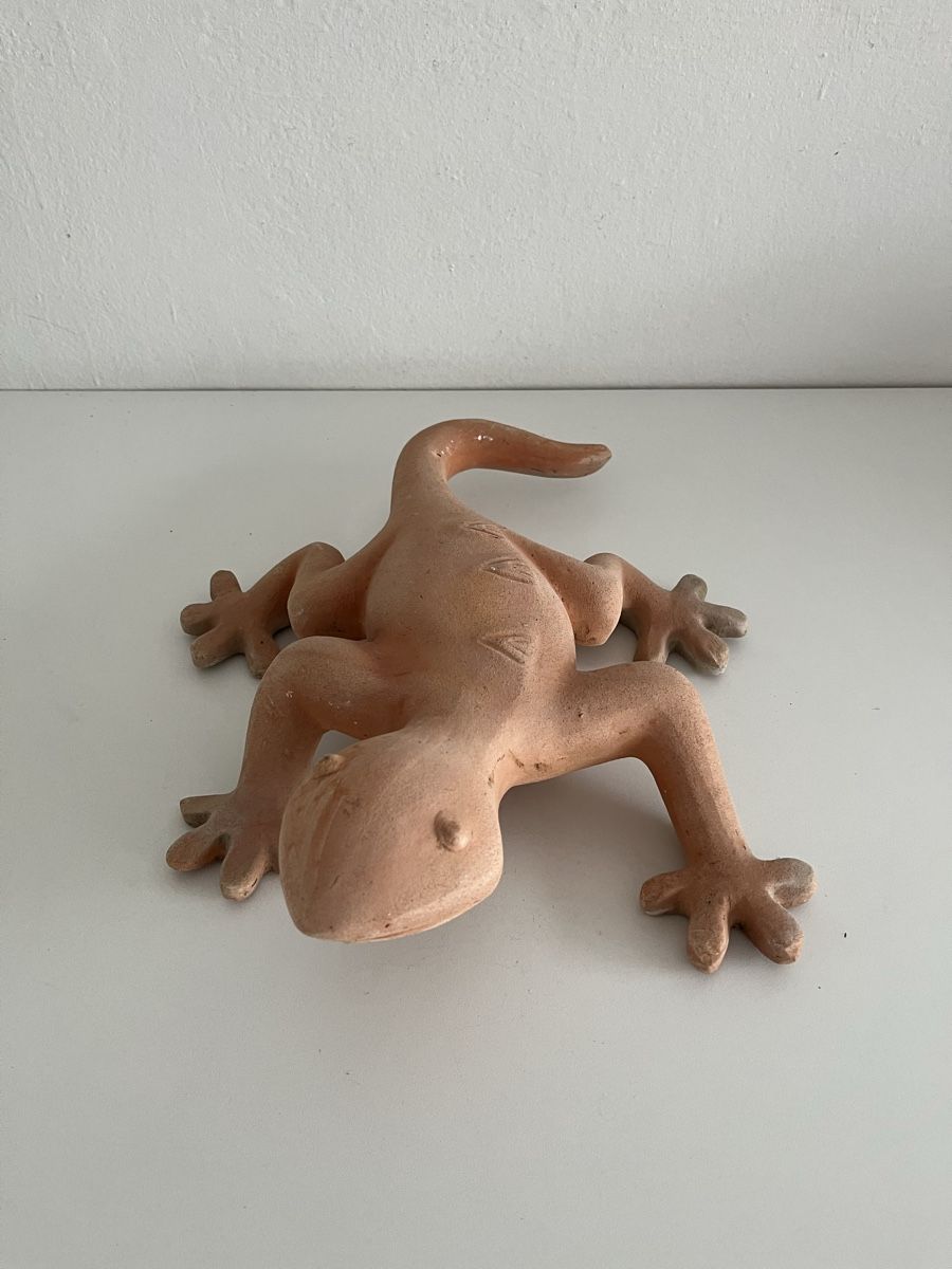 Statuette: grosse Eidechse aus Terracotta – Usato da Wetzikon ZH venduto da seli03 6