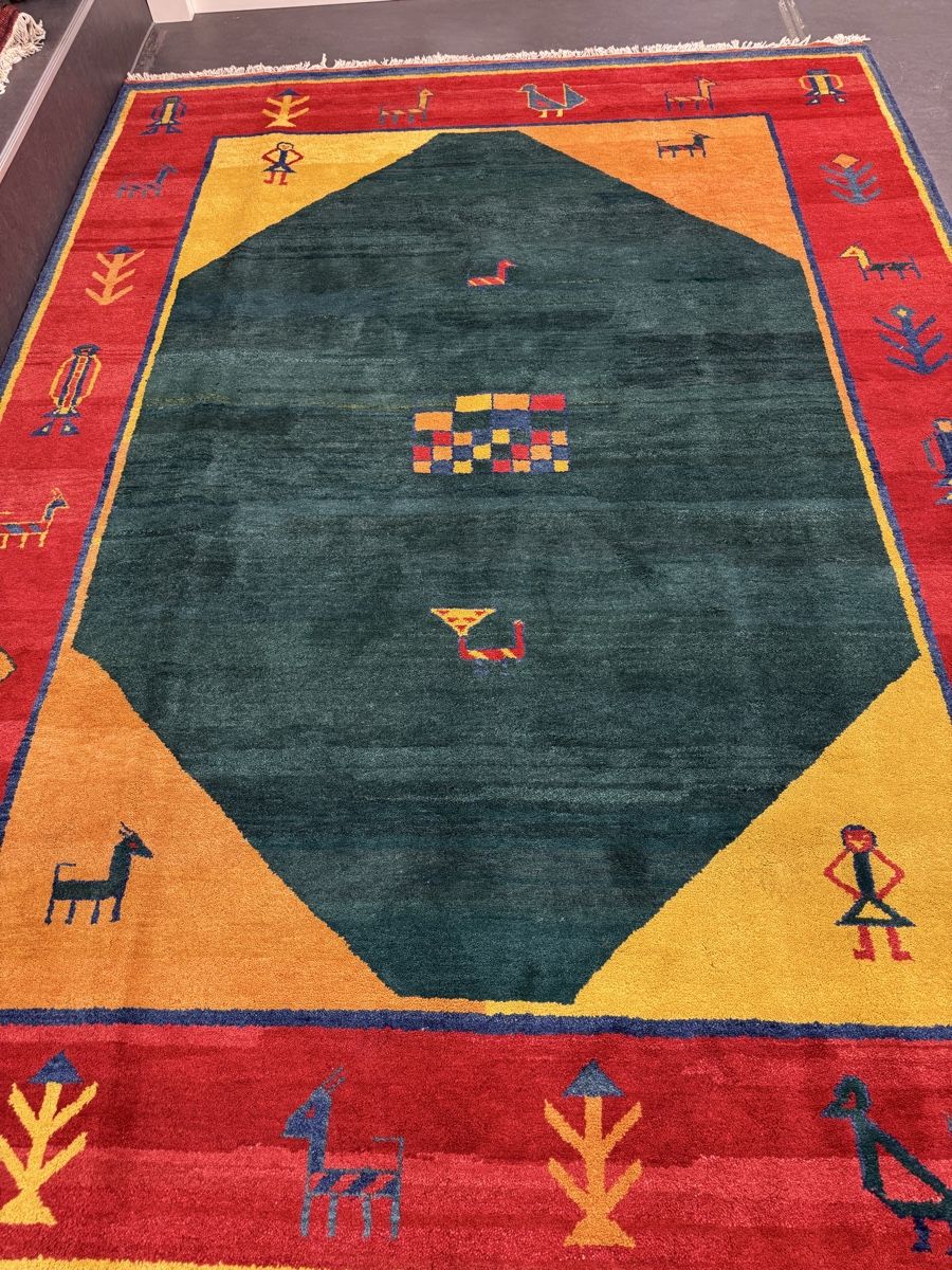 Tapis: Indo Art Gabbeh grün NEU – Neuf avec emballage d'origine à Liestal par nani054 2