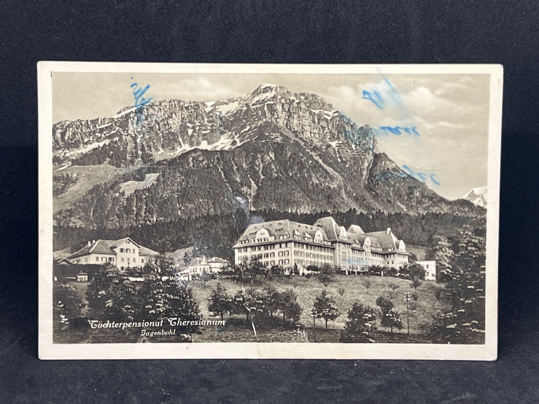 Cartoline postali: Töchterpensionat Theresianum, Ingenbohl – Usato da Widnau venduto da Brusi9