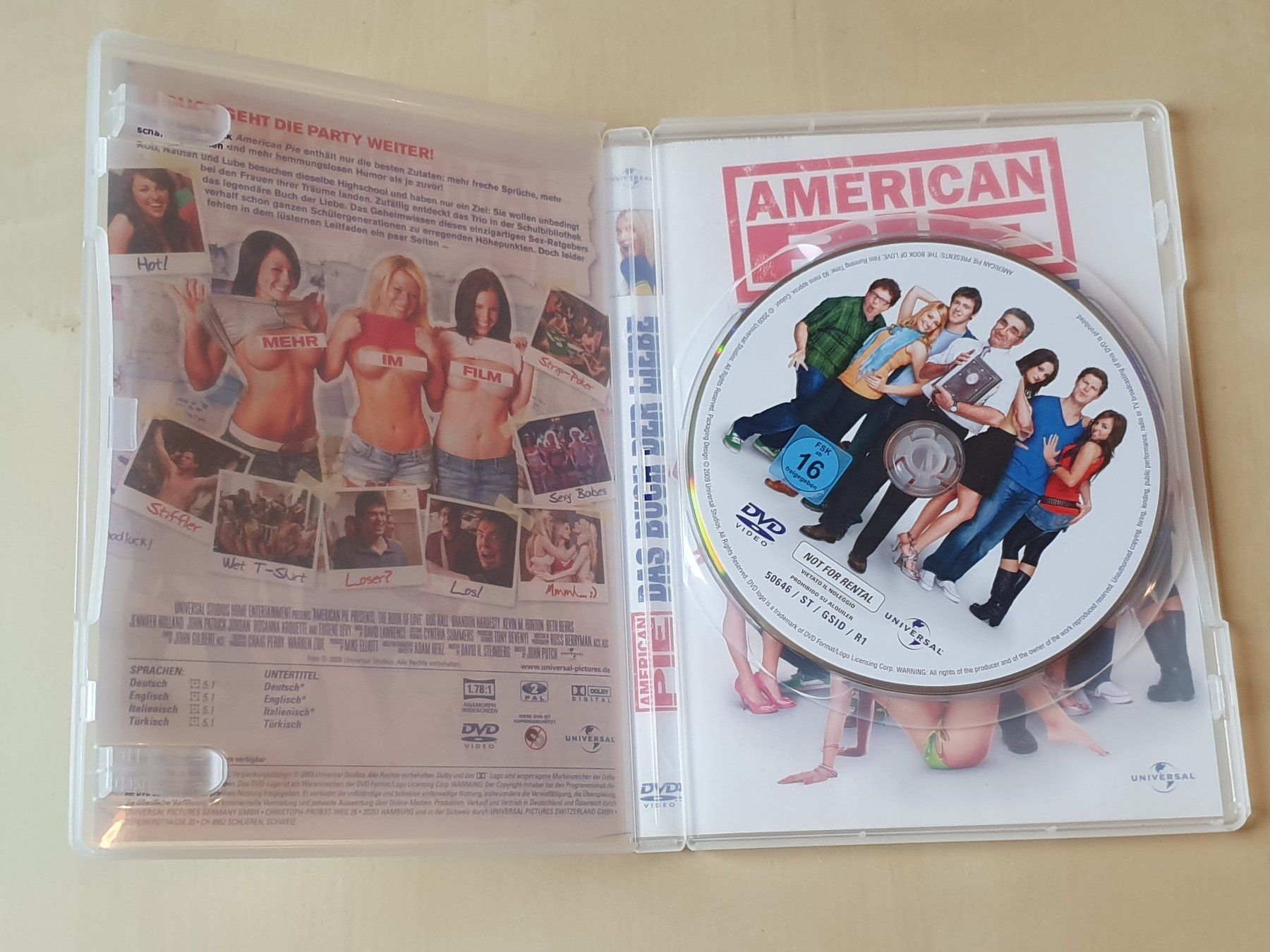 Alle DVDs: American Pie Das Buch der Liebe – Gebraucht aus Stansstad von collectorsshop 2
