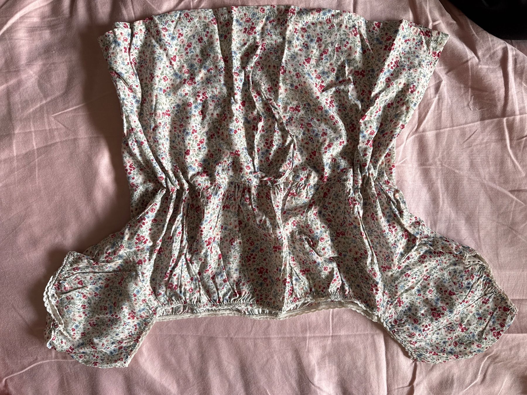 Pimkie Top: Pinkie Tunique d'été fleurie – Usato da Crissier venduto da cri_cfz7
