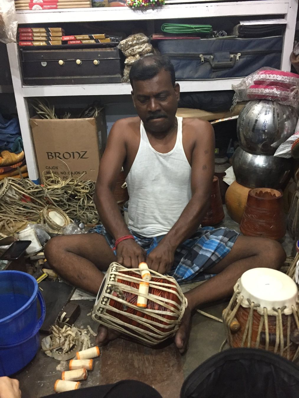 Strumenti musicali: Tabla Professional Set, indische Trommeln, Perkussion – Usato da Horw venduto da aschelker 4