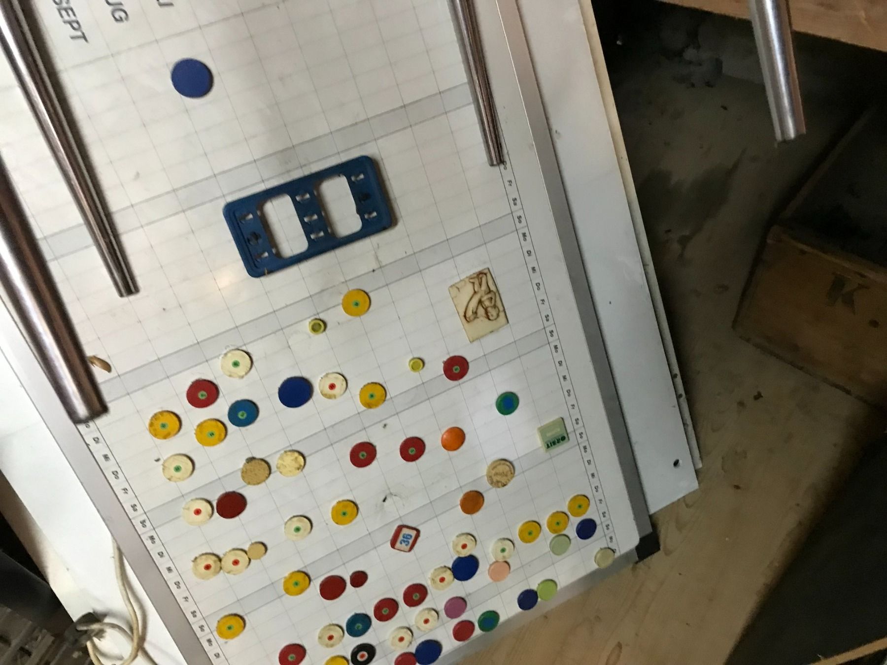 Magnete: JahresPlaner  mit Magneten ! – Gebraucht aus Wil/SG von Andyshop