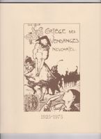 Cortège des Vendanges Neuchâtel - plaquette 1975