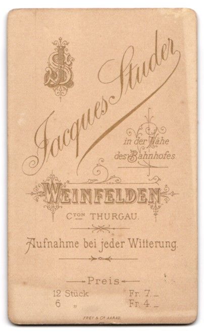 Photos & affiches: Fotografie Jacques Studer, Weinfelden, P – D'occasion à Berlin par bartko-reher 1