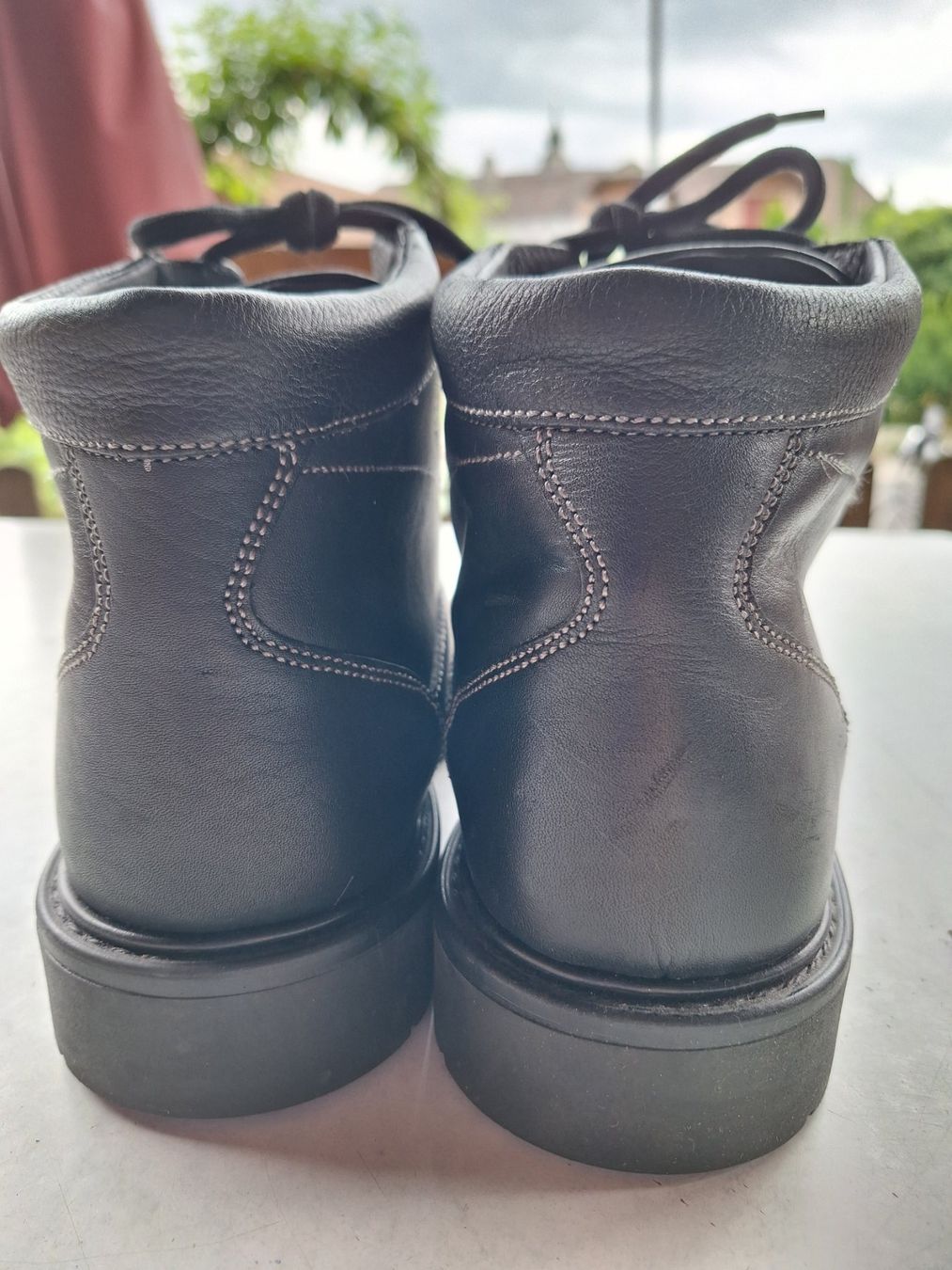 Herrenschuhe: FRETZ MEN SCHUHE - SCHWARZ - LEDER - GR 9/ 44 – Neu (gemäss Beschreibung) aus Huttwil von Kunterbuntli 2