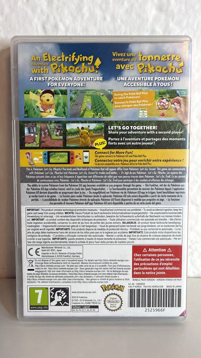 Nintendo Giochi: Pokemon: Let's Go, Pikachu! - Nintendo Switch Game – Usato da Ehrendingen venduto da bubulence 1