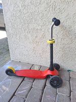 Kinder-Scooter / Dreirad-Tretroller (Rot/Schwarz)