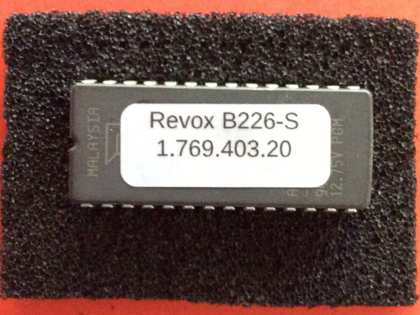 Revox Systèmes audio & multimédias: REVOX B226-S GERÄTESOFTWARE / EPROM / – D'occasion à Rheinfelden par Stuvox