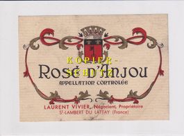 Etikette - Rosé d'Anjou (Vivier) /bd